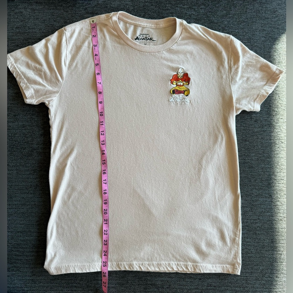 Avatar The Last Airbender Anime Logo Big Kid Medium Graphic T-Shirt. Anime.